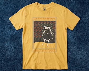 Ault & Wiborg Co Floral Poster T-Shirt (Will H. Bradley, Lithograph, c. 1900)