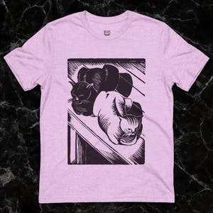 Tibby and Patch T-Shirt (John Nash, Woodcut, 1919)