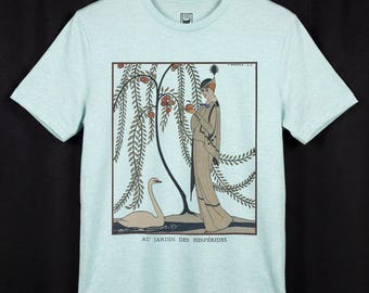 Au Jardin des Hespérides T-Shirt (George Barbier, Pochoir, 1913)