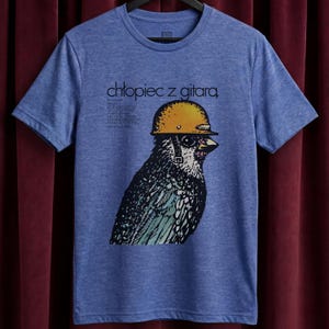 Chlopiec z Gitara Film Poster T-Shirt (Bartlomiej Kuznicki, Lithograph, 1976)