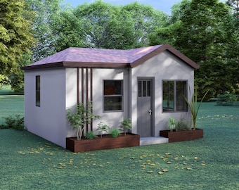 Petite maison minuscule : 5 x 5 mètres, 1 chambre (produit numérique)