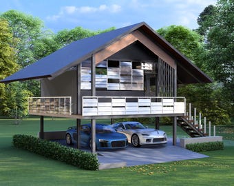 Bonne conception de maison : 6 x 7 mètres, 1 chambre (produit numérique)