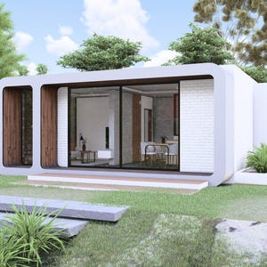 AMAZING House FLOORPLAN + ELEVATION | (6x7 Meters) Modern House | Luxury Cabin | 1 bedroom