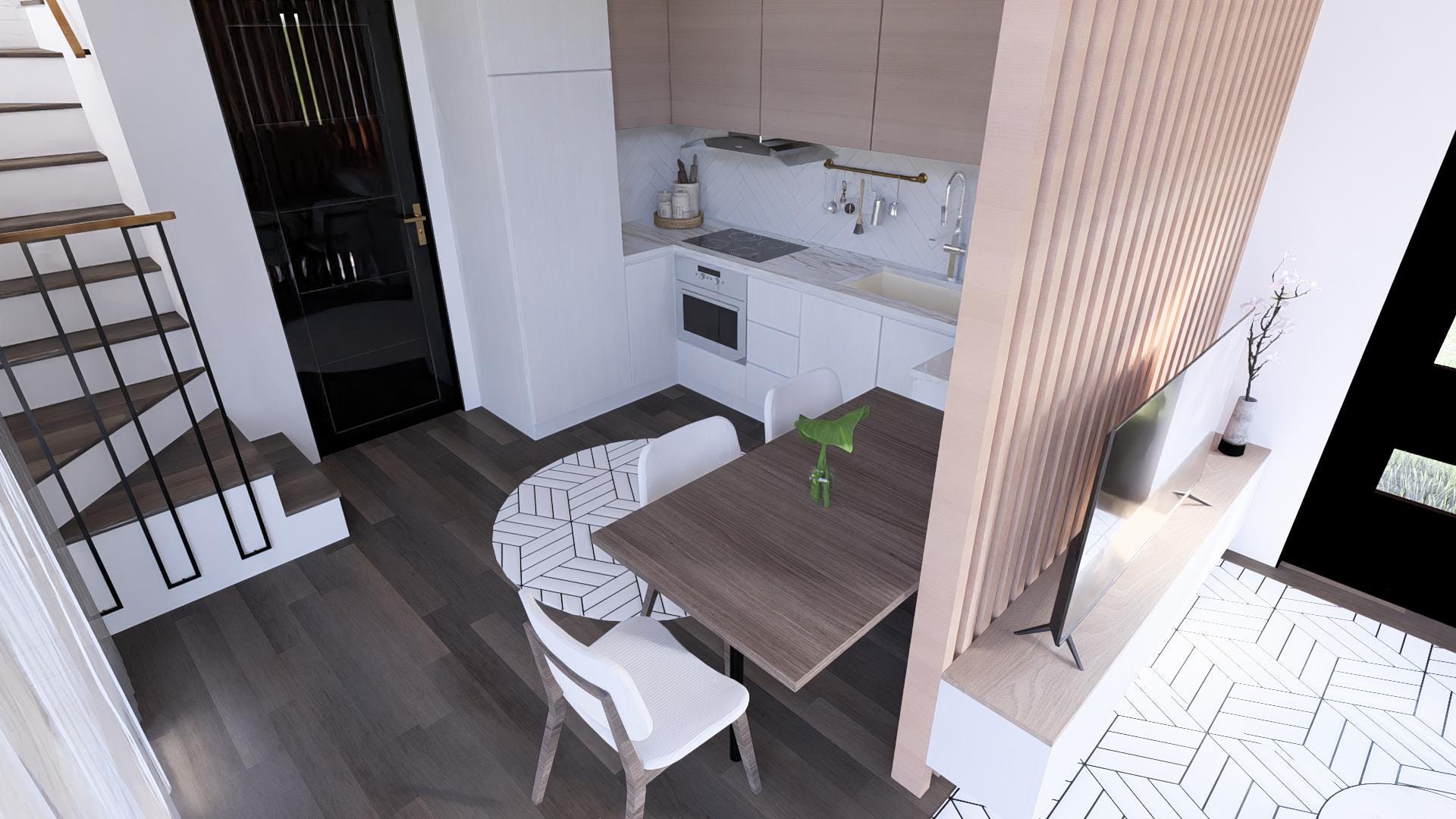 Tiny House Floor Plan: 1 Bedroom Modern Design (digital Download) - Etsy