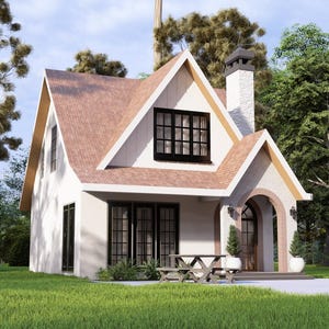 Two Storey House FLOORPLAN + ELEVATION | (6x7 Meters) Small House | 3 Bedrooms House Design