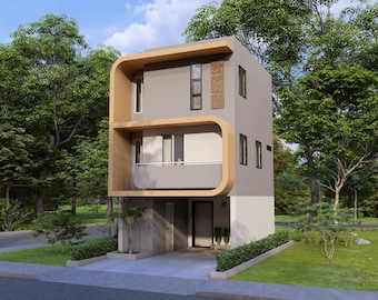 Small House FLOORPLAN | (5x6 Meters) Modern House Design Idea | 2 Bedrooms