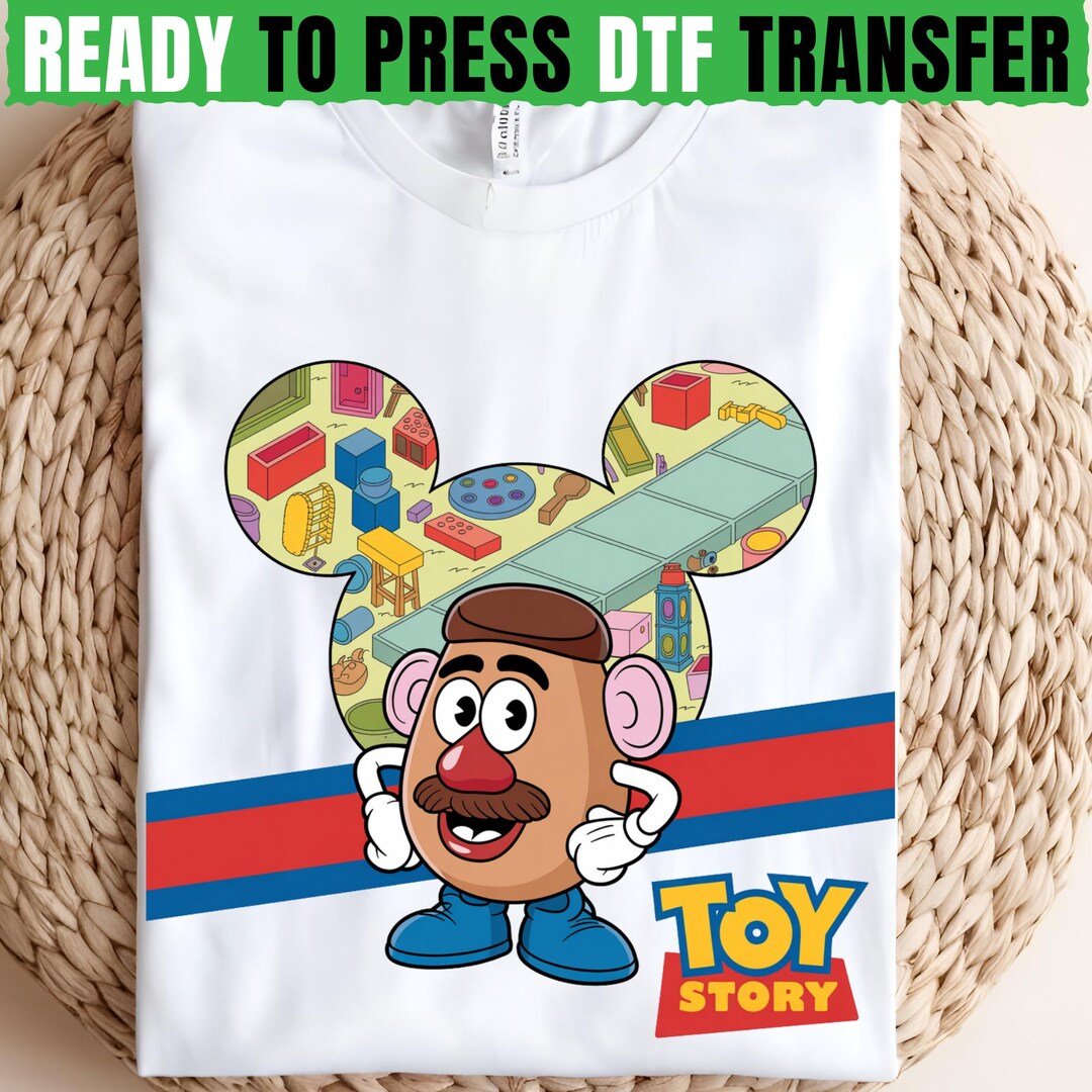 Mr Potato Head Toy Story DTF Transfer – Disney Mickey Ears Ready to ...