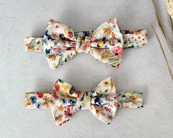 Floral Premium Bow Tie for Kid Liberty Bowtie Ring Bearer Bow tie Pageboy Bow tie Photo Shoot Gift for Boy Bow tie Baby Toddler Bow Tie