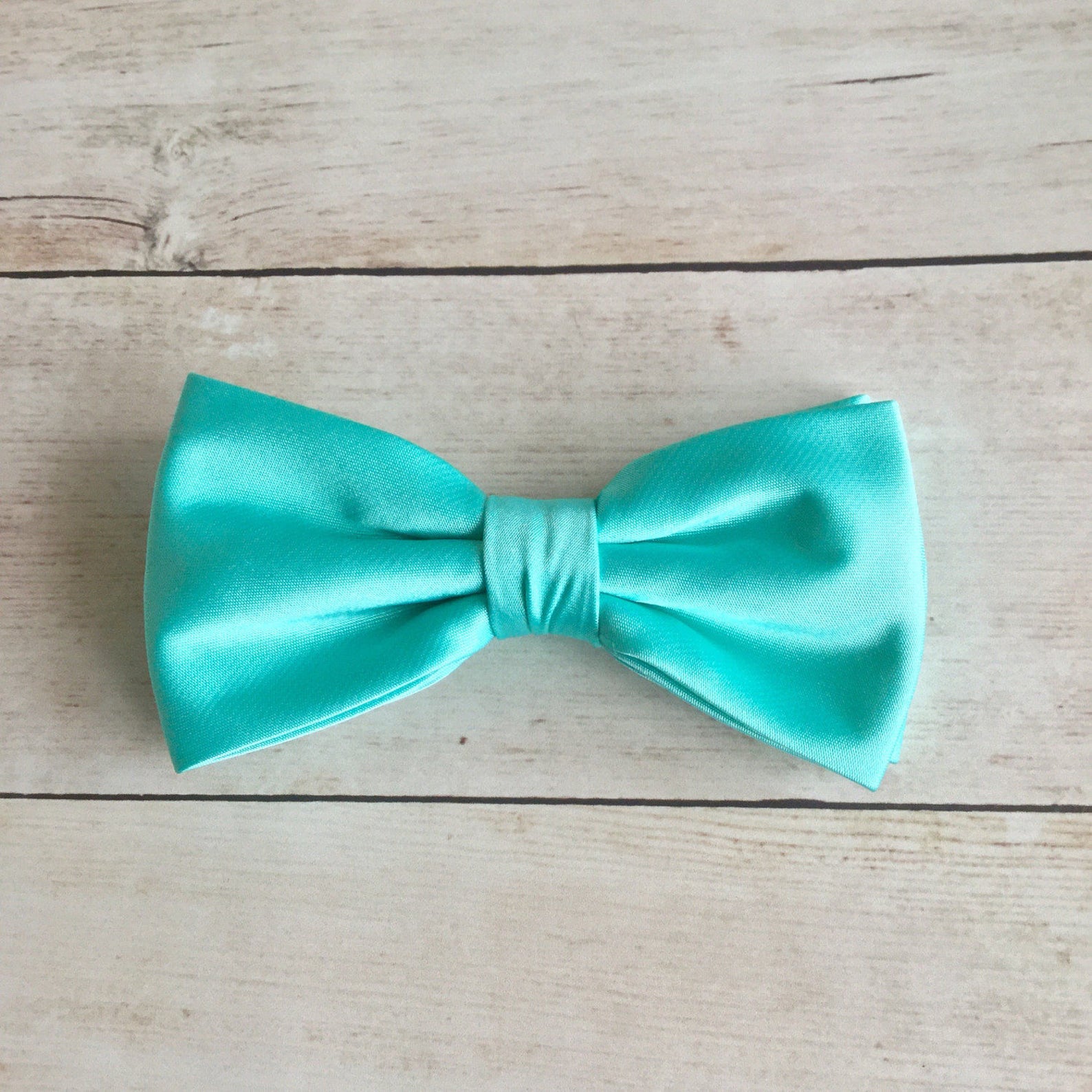 Seafoam Green Bow Tie Mens Bow Tie Solid Satin Bow Tie Bow - Etsy