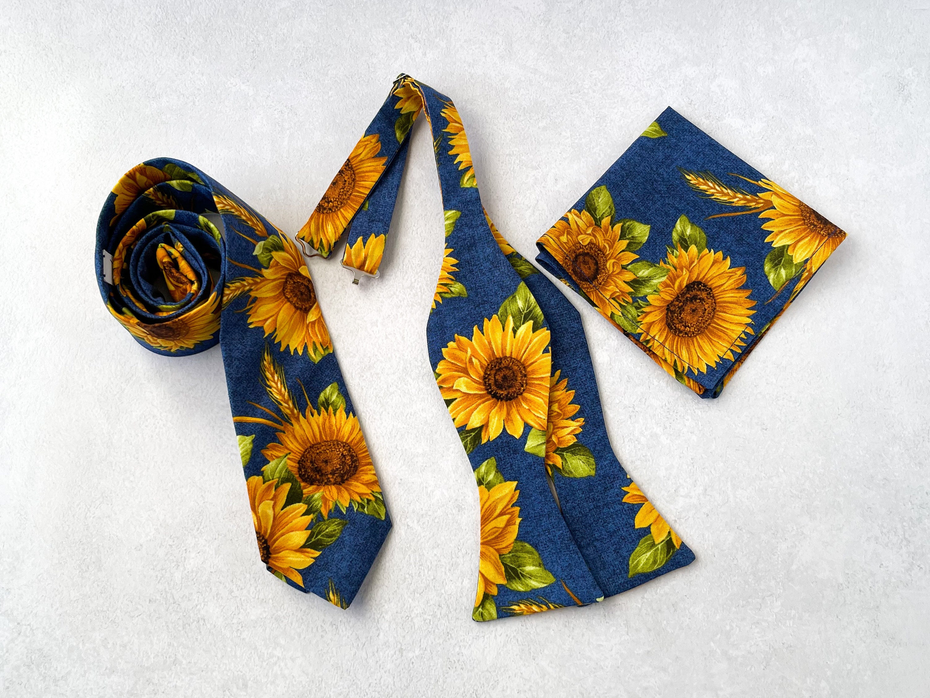 sunflower tie