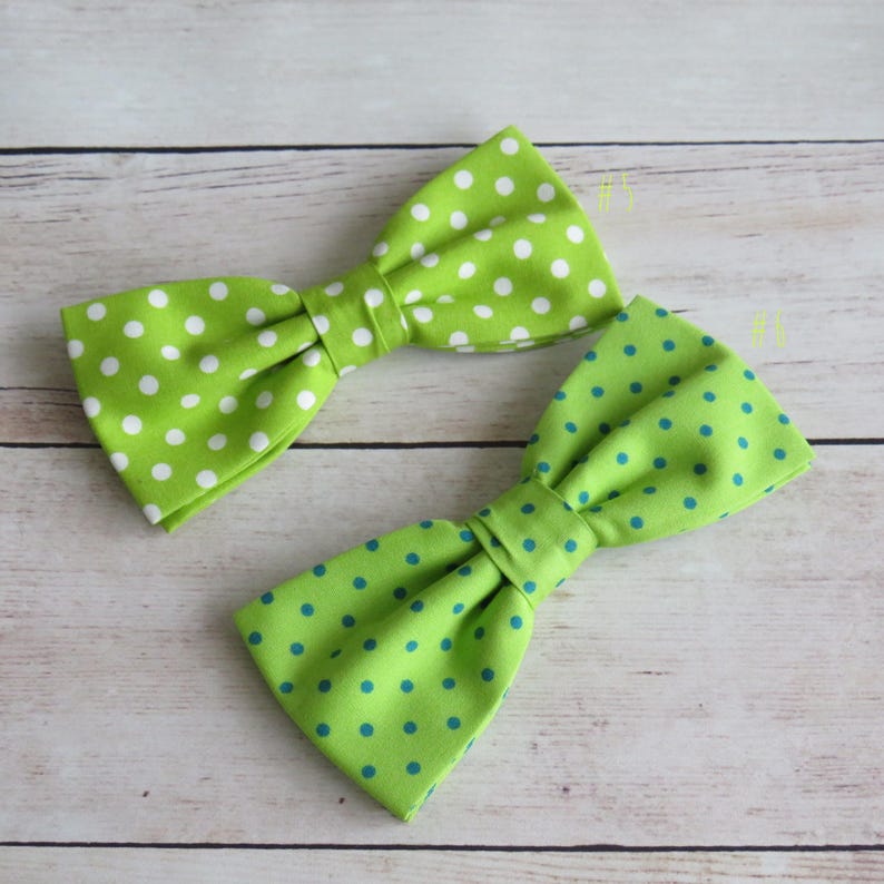 Lime Green Mens Bow Tie Stripy Bow Tie Checked Bow Tie Etsy