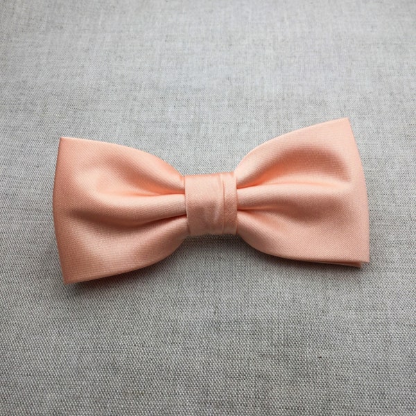 Peach Men Bow Tie Etsy