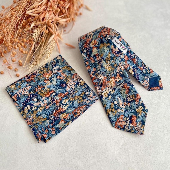 BAJIE Herren Krawatte Herren Krawatte Grün Floral Paisley Seiden Set Herren Geschenk Herren Krawatte Einstecktuch Manschettenknöpfe Set
