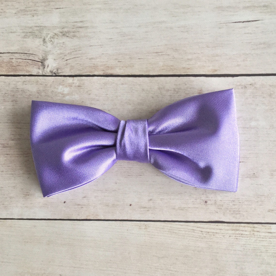 Medium Purple Bow Tie Mens Bow Tie Solid Satin Bow Tie Bow Etsy UK