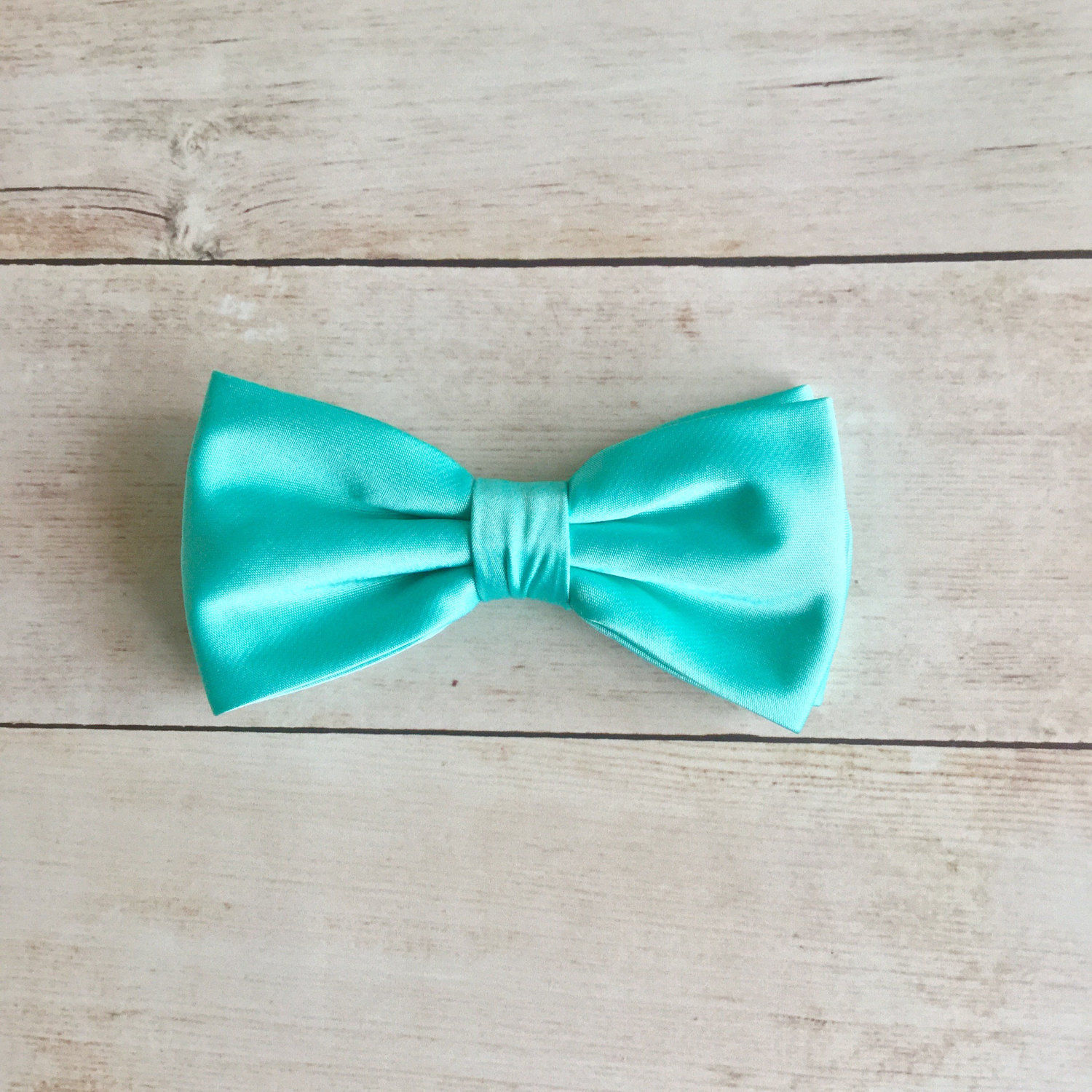 Seafoam Green Bow Tie Mens Bow Tie Solid Satin Bow Tie Bow | Etsy