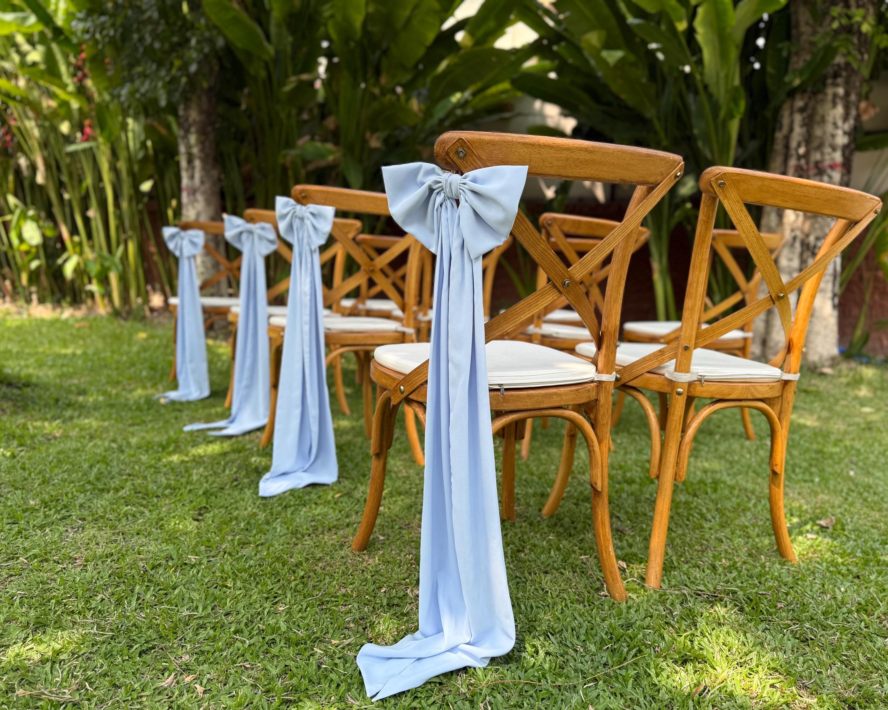Decorative Large Bow for Aisle Chair Bow Marker Church Pew Decor