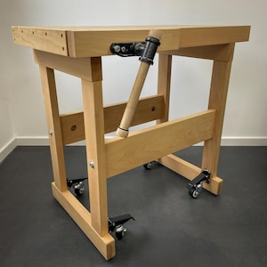 Kompakta träbearbetningsbänkar: DIY-arbetsbänk för små utrymmen (PDF) - Metrisk