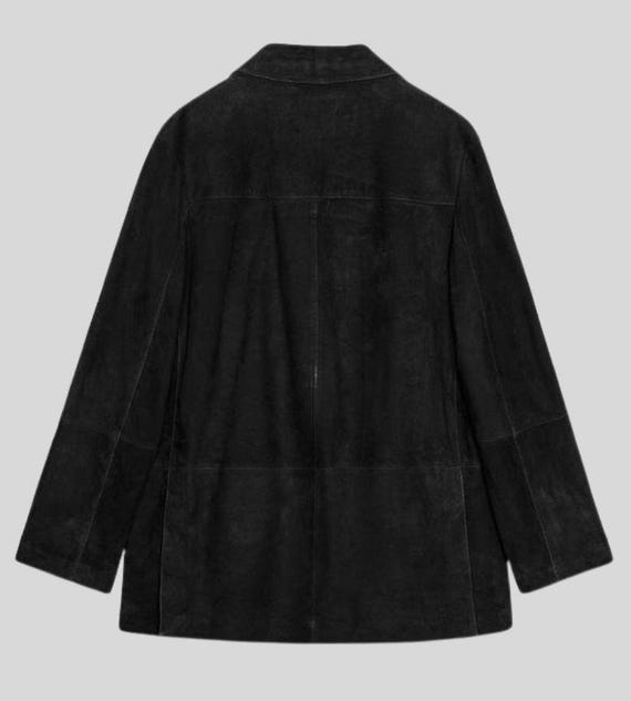 Chaqueta estilo camisa de ante estilo western para mujer – Abrigo - Main Image