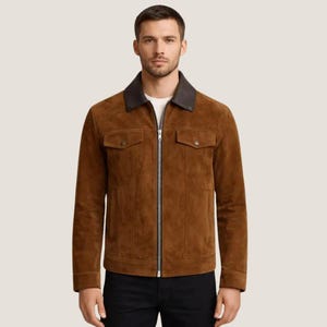 tobacco brown jacket men Tobacco Brown Jacket