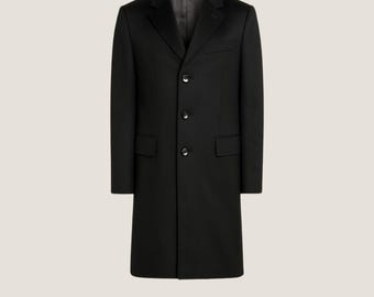 ARNYS PARIS ブラック オーダーメイド コート。60 年代フランス