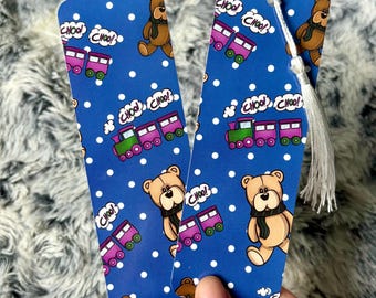 Teddy Bears and Choo Choo Trains Bookmark