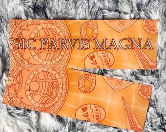 Uncharted Games Sic Parvis Magna Inspired Bookmark