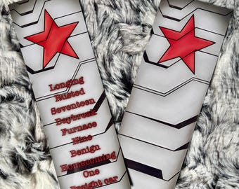 Winter Soldier Activation Words Inspired Bookmark