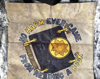 Book of the Dead 'It's Just a Book' The Mummy (1999) Inspired Totebag