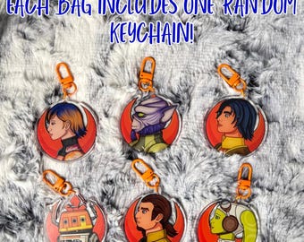 Space Rebels Acrylic Keychain / Charm Blind Mystery Bag