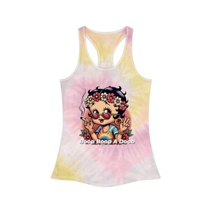 Copy of Bohemian Tie Dye Racerback Tank Top, Summer Festival Top, Cute Graphic Tee, Fun Casual Wear, Beach Day Apparel, Gift for Her