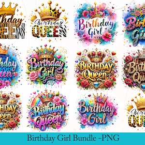 Happy Birthday Sublimationspaket, Happy Birthday Sublimationsentwürfe, Happy Birthday Prints, Bunte Geburtstagsentwürfe, Geburtstagsshirt Png