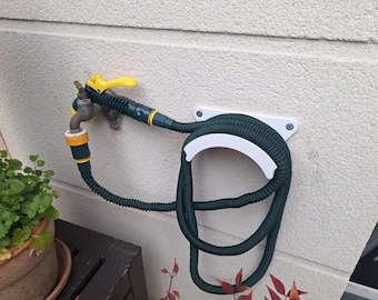An der Wand befestigter Schlauchhalter: 3D gedruckter Gartenschlauch-Aufbewahrung