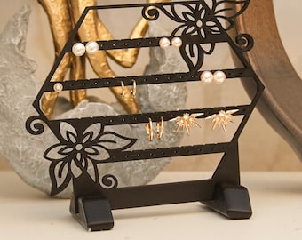 Floral Earring Display – Decorative Jewelry Organizer