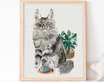 Maine Coon Digital Etsy Maine Coon Digital Etsy