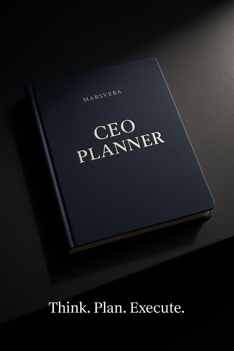 CEO 2026 Digital Planner – Undated Strategic Business Organizer for ...