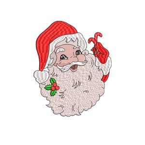 Santa Claus Embroidery Design – Christmas Santa Face Machine Embroidery File