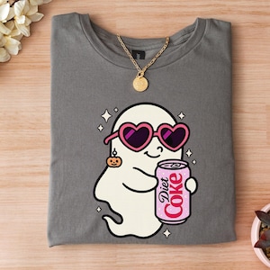 Halloween Diet Coke Ghost Sweatshirt –Diet Coke Ghost Sweater – I Need a Diet Coke Shirt – Diet Coke Gifts – Perfect Diet Coke Gifts