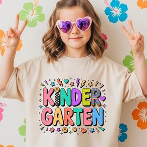 Toddler Back to School Shirt – Kids Kindergarten Shirt – First Day of School Kids Shirt – Cute Kindergarten Shirt – Kindergarten Gift Tee