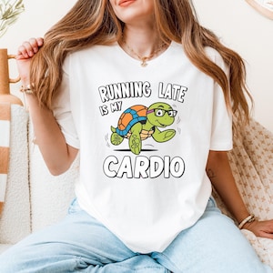 Cartoon Turtle T-Shirt – Cute Sea Turtle Graphic Tee – Ocean Animal Shirt – Gift for Turtle Lovers – Funny Nature Tee – Unisex Summer TShirt