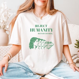 Chemise grenouille - Grenouille et crapaud - Chemise grenouille drôle - T-shirt grenouille - Tshirt grenouille - Tshirt grenouille mignon - T-shirt cadeau amusant pour les fans de grenouilles et les amateurs de crapauds