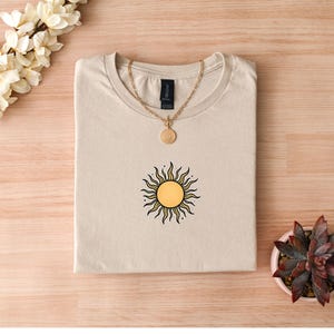 Chemise soleil - Chemise vacances soleil - T-shirt soleil - Jolie chemise soleil - Chemise soleil femme - T-shirt joyeux été cadeau pour les amateurs de soleil