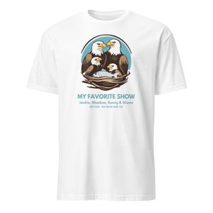 Koszulka unisex Bald Eagles: Jackie, Shadow, Sunny i Gizmo – Big Bear
