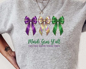 Mardi Gras PNG, Fat Tuesday Digital Download, Louisiana Carnival Clipart, Coquette Beads Sublimation Design
