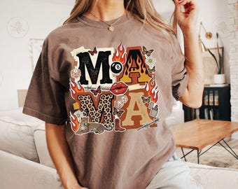 Mamá moderna PNG, diseño de collage digital, sublimación de mamá Y2K, vibras de mamá, estilo retro, Día de la Madre, archivo de descarga instantánea
