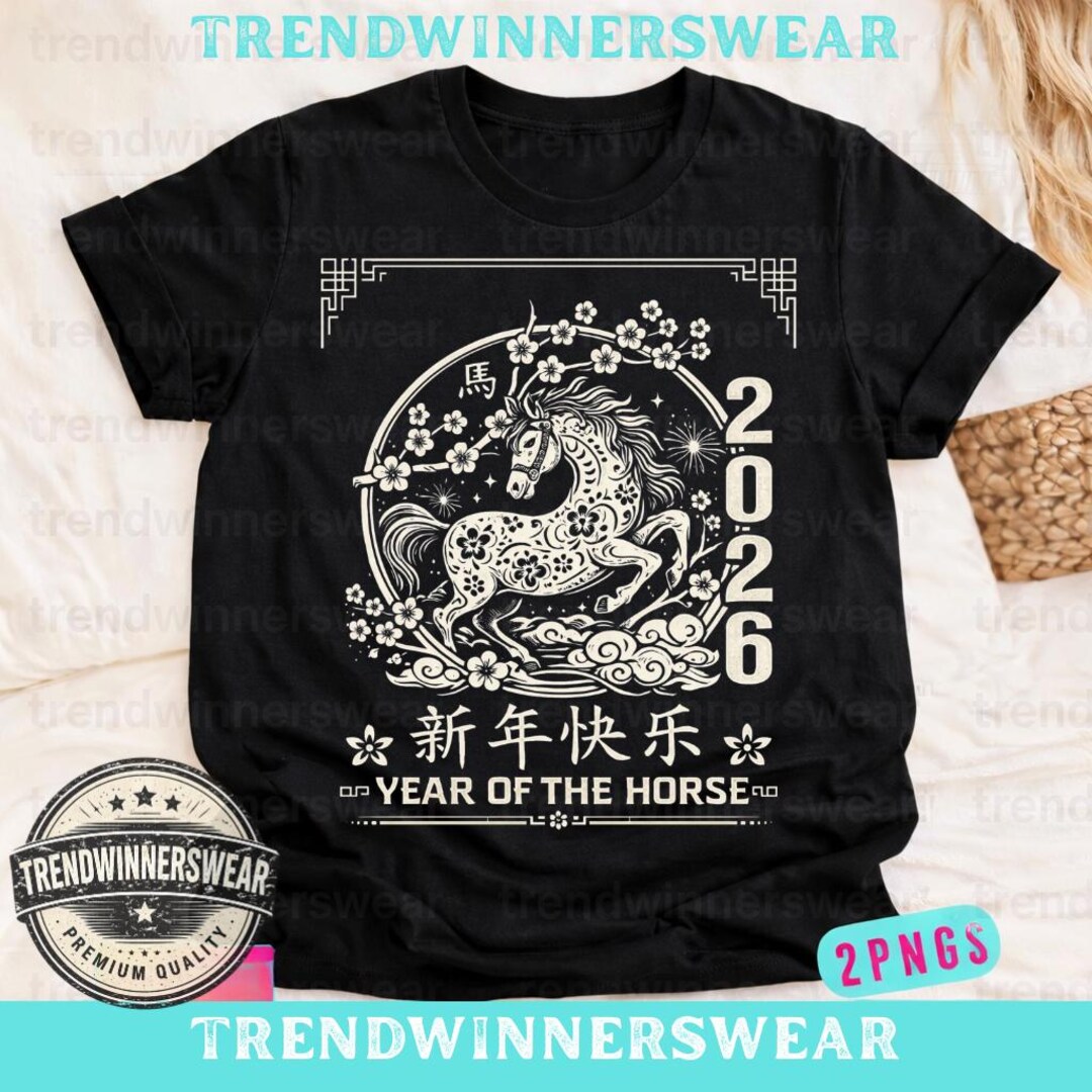 Chinese New Year 2026 Horse PNG Bundle | Year of the Horse Digital Art ...