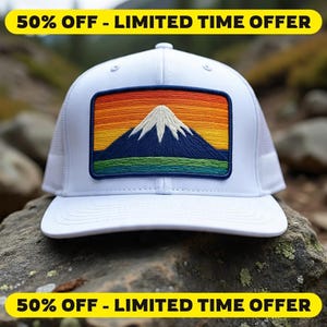 Custom Embroidered Patch Trucker Hat: Personalized Snapback Cap