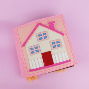 Dollhouse Pretend Play Activity Felt Book