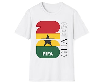 Ghana Flag FIFA World Cup T-Shirt | GHA Football Tee