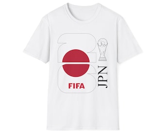 Japan FIFA World Cup 2026 JPN T-Shirt | Japanese Flag Soccer Tee