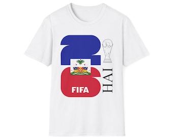 Haiti FIFA World Cup 2026 Graphic T-Shirt | HAI Flag Football Tee